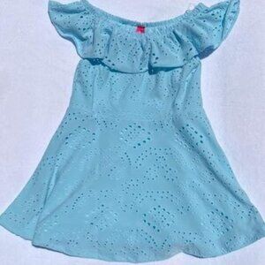 Light Blue Girl's Dress with Headband